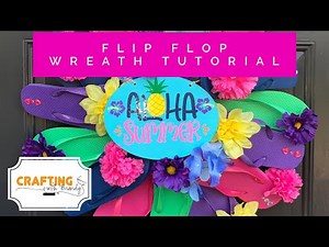 Flip Flop Wreath Tutorial