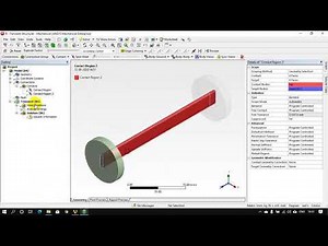 Lesson 40 Plate Twisting in Ansys Workbench in Ansys Workbench