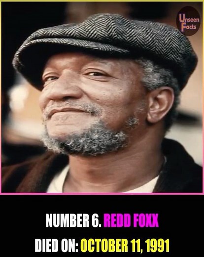 Remembering Redd Foxx, star of Sanford and Son, who died of a heart attack at 68. #reddfoxx