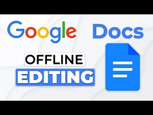 Google Docs: Editing Docs Offline