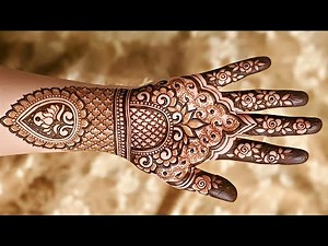 Simple and Easy Dulhan Mehndi Designs | Beginner-Friendly Bridal Mehndi |Stick Around is Live#mehndi