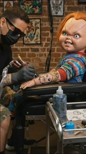 Chucky gets a tattoo ✒️
