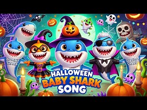 "Halloween Baby Shark Song | Spooky Shark Family Adventure | Kids Fun Halloween Song"