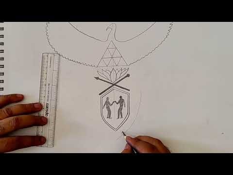 How to Draw the Coat of Arms of South Africa Step by Step