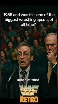 1985 and was this one of the biggest wrestling upsets of all time?