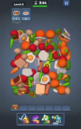 📦沉浸式分揀🥪三文治🍳雞蛋🥚消消樂Lv.8 Match Factory #match3games #sortinggame