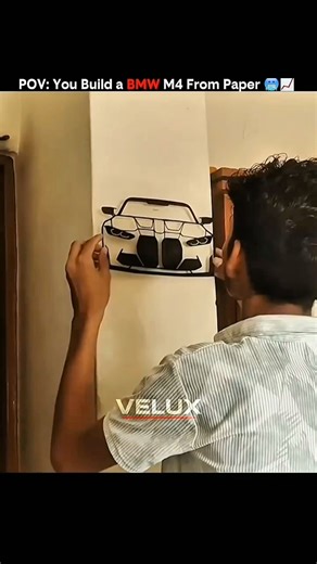 POV: You Build a BMW M4 From Paper 🥶📈#short#bmw#edit