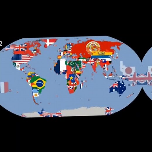 World Map history (1553-2020)
