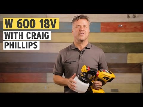W 600 FLEXiO 18V Cordless Paint Sprayer with Craig PhiIlips | WAGNER