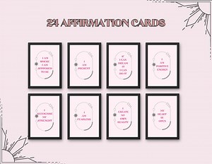 Positive Affirmation Cards, Printable Cards, Mindfulness Cards, Positive Cards, Vision Boards, Digital Downloads, Daily Affirmation, PDF - Etsy