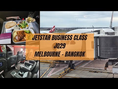 Jetstar B787-8✈️ Melbourne to Bangkok JQ29 Business Class