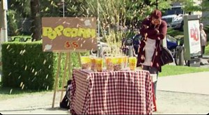 Sorry? You mean to tell me it isn't normal to have popcorn explode on random people at the park? | Just Kidding