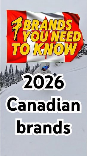 🇨🇦🏂 7 Canadian Snowboard Brands you need to know! #snowboarding