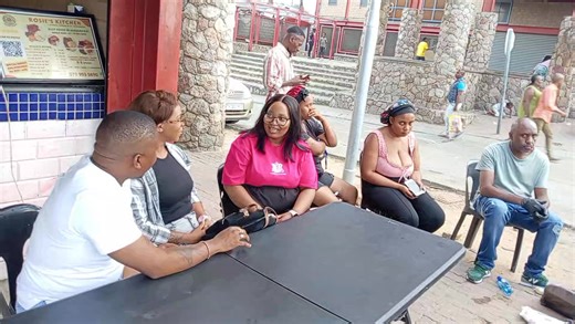 [HAPPENING NOW]: Jubilant residents of Alex celebrate the vibrant of Alex's deep culture as they enjoy food at Rose's Kitchen at the Alexandra Heritage Centre - corner 7/Hofmeyer. | Alex Reporter