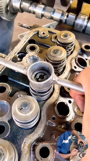 Different methods for assembling springs