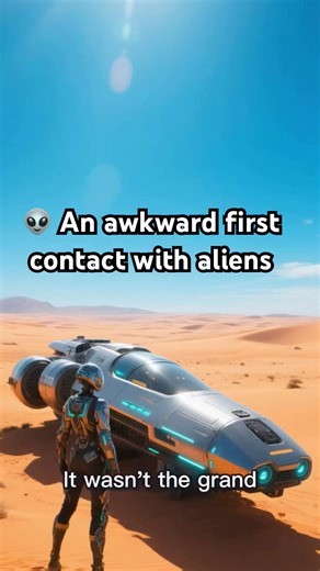 👽 An awkward first contact with aliens #animation #alien #ufo #funny #comedy