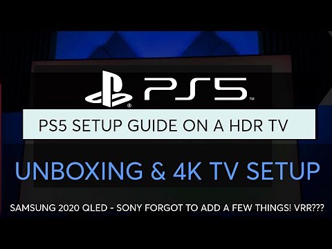 Sony PS5 4K HDR TV Setup Guide - Best Settings! 120 or 60hz