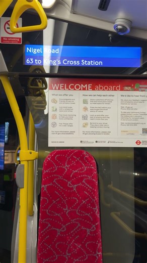 63 iBus Announcement | 63 To Kings Cross Station