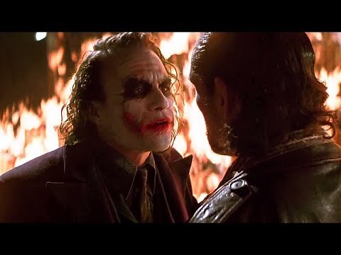 Joker Burns Money The Dark Knight 2008