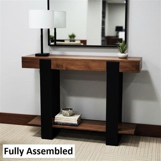 Amish Handmade Console Table - Furniture - Office Table - Home Décor - Farmhouse - Country Decor - Primitive - Living Room Table - Organizer - Etsy