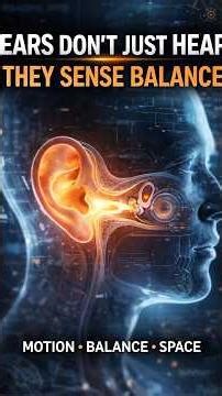 You think your ears are just for hearin. #darkscience #biology #humanbody #mindblown #reelscience