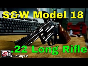 Fabulous Smith & Wesson Model 18-3 Revolver in .22 Long Rifle