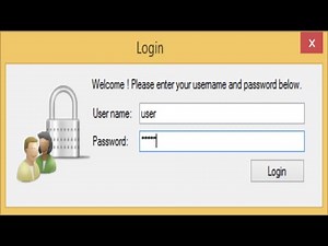 C# Application - How to create a Login Form with Access Database | FoxLearn
