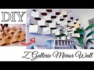 DIY Z GALLERIE Mirror Decor on a Large Scale | Quick and Easy!
