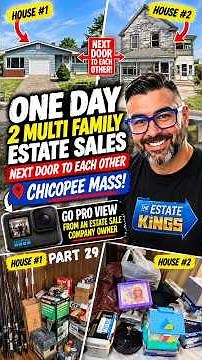 One Day, 2 Multi-Family Estate Sales Next Door to Each Other! part 29 #estatesale
