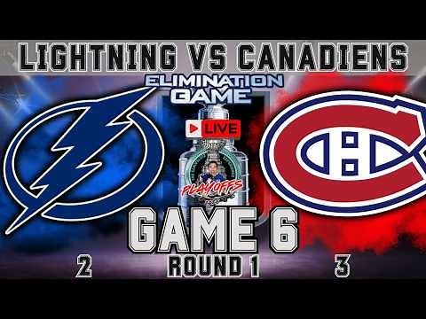 Montreal Canadiens vs Tampa Bay Lightning LIVE NHL Stanley Cup Playoffs Game 6 Reactions!