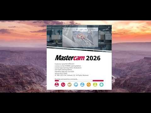 Hướng Dẫn Cài Đặt MasterCAM 2026 Sinh Viên MasterCAM 2026 Student License Installation Education