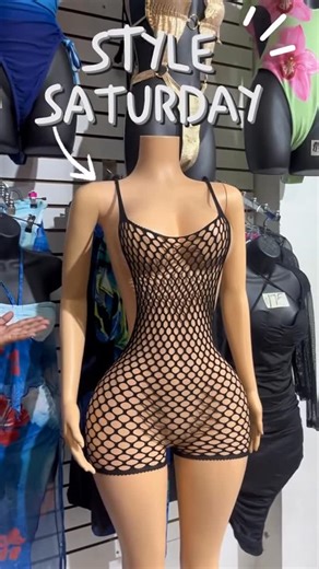 Inner Diva Swimwear on Instagram: "Fishnet Romper $100"