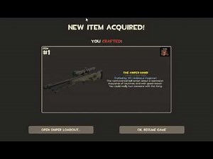 TF2: How To Craft The AWPer Hand