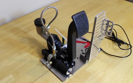 拒绝短板，图马斯特T300 T500模拟赛车踏板升级，200美元DIY液压踏板