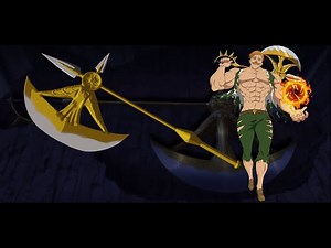 Ritta Timelapse || Escanor's Axe || The Seven Deadly Sins || Blender