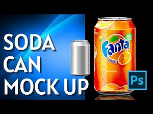 How to Create Soda Can Mock up in Photoshop