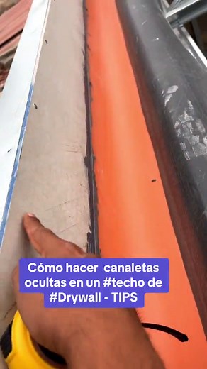 Cómo hacer canaletas ocultas en un techo de Drywall - TIPS