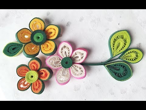 Quilling Flowers Tutorial | How To Make Paper Quilling Flower
