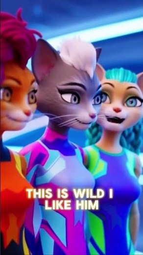 Alien Turns Cats into Bodybuilder 😱💪| Cyberpunk Cat transformation Ai