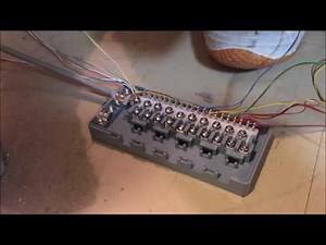 広島でビジネスホン工事、電話端子接続、ケーブル成端工事