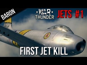 War Thunder Gameplay - War Thunder Jet Gameplay - F-80C Shooting Star's First Kill (Jet Jockey #1)