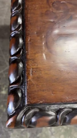 Handmade Wood Trestle Table, Rustic Wood Table With Wrought Iron Base, Spanish Style Dining Table, Custom Farmhouse Table, Hand Carved Edge - Etsy