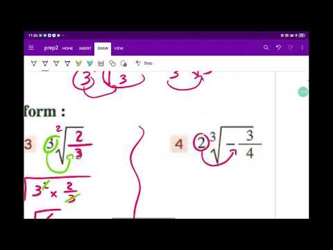 Prep 2, First term, unit 1, Laws of Square and cube roots, Part 1
