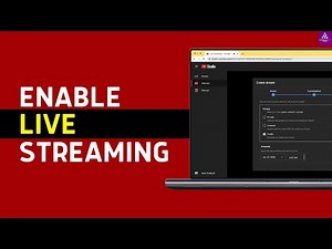 How to Enable Live Streaming on Youtube!