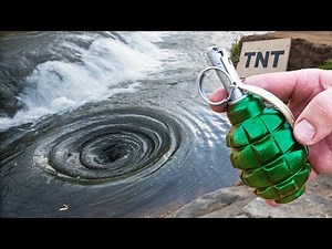 What Happens When You Throw Things Into a GIANT Whirlpool?