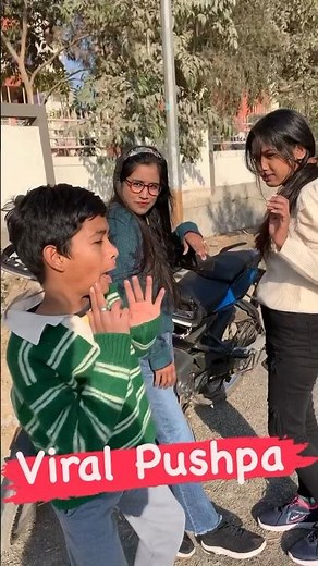 Viral Pushpa 🤣 #shorts #trending #youtubeshort #comedy #pushparaj #chota_pushparaj07