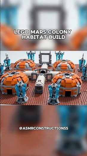 LEGO Mars Colony Habitat Build