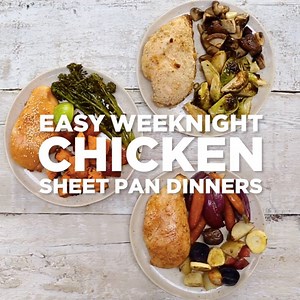 879K views · 15K reactions | Easy Sheet Pan Chicken Dinners 3 Ways Full recipe: https://taste.md/2eYrUYP | Tastemade | Facebook
