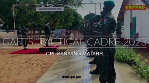 GAMBIA 🇬🇲 ARMED FORCES GRADUATES 2023 TACTICAL CADRE COURSE | Gambia Armed Forces