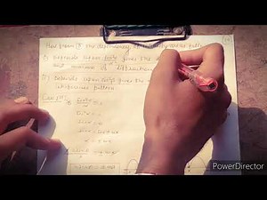 Fraunhofer Diffraction at double slit.